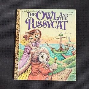 Vintage- The Owl and the Pussycat a Little Golden Book